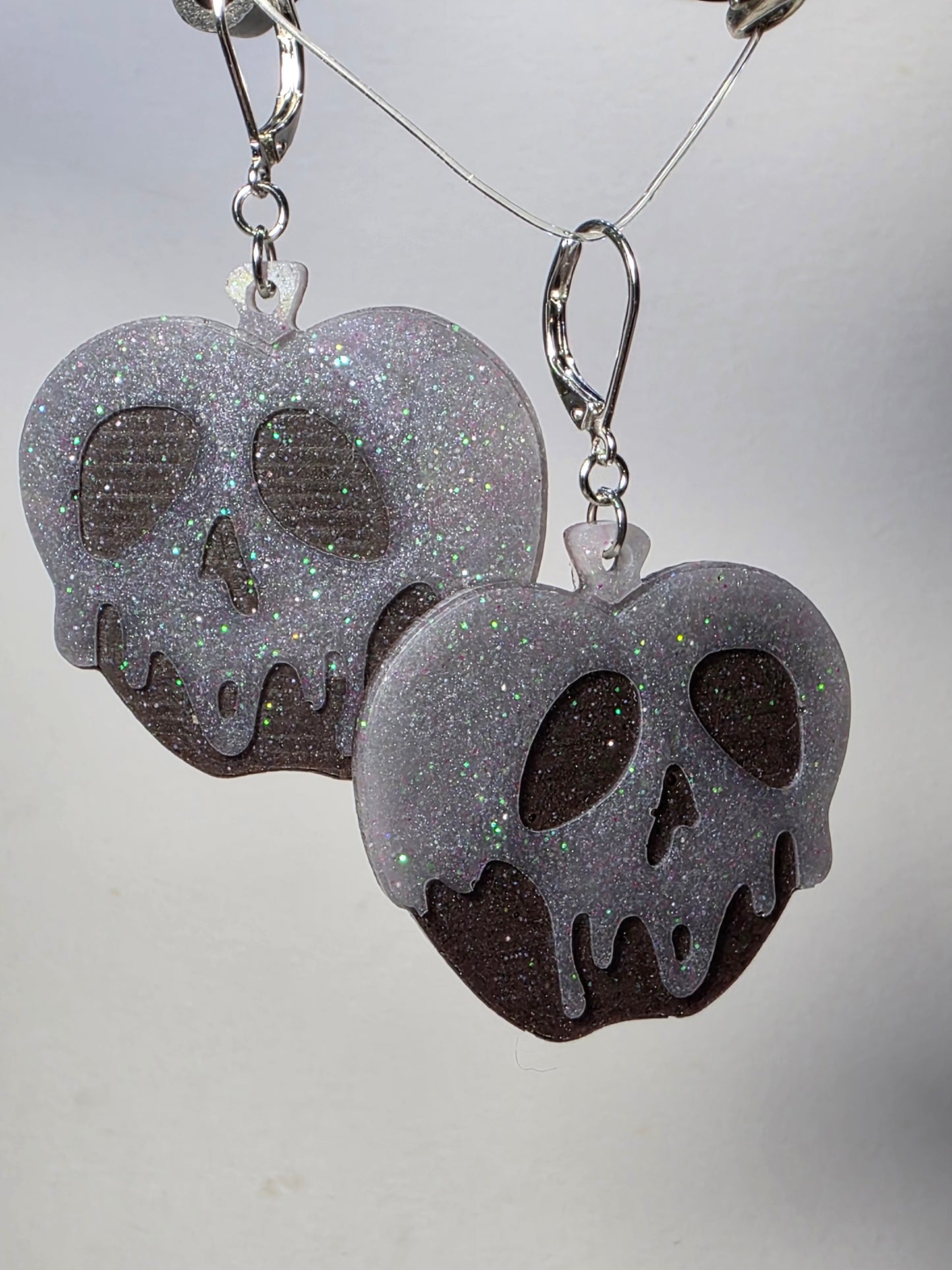 Poison Apple on Sterling Silver Earring