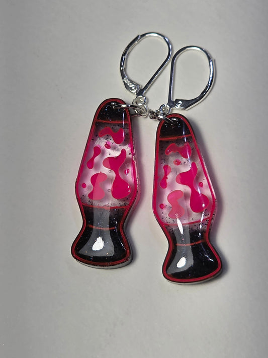 Neon Pink Lava Lamp