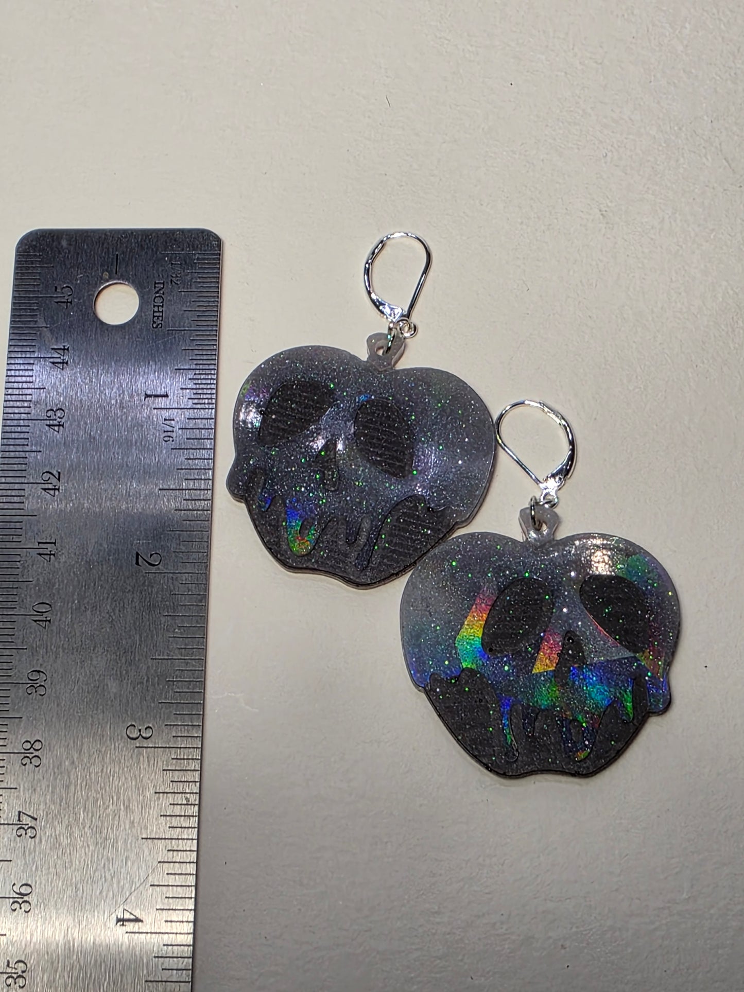 Poison Apple on Sterling Silver Earring
