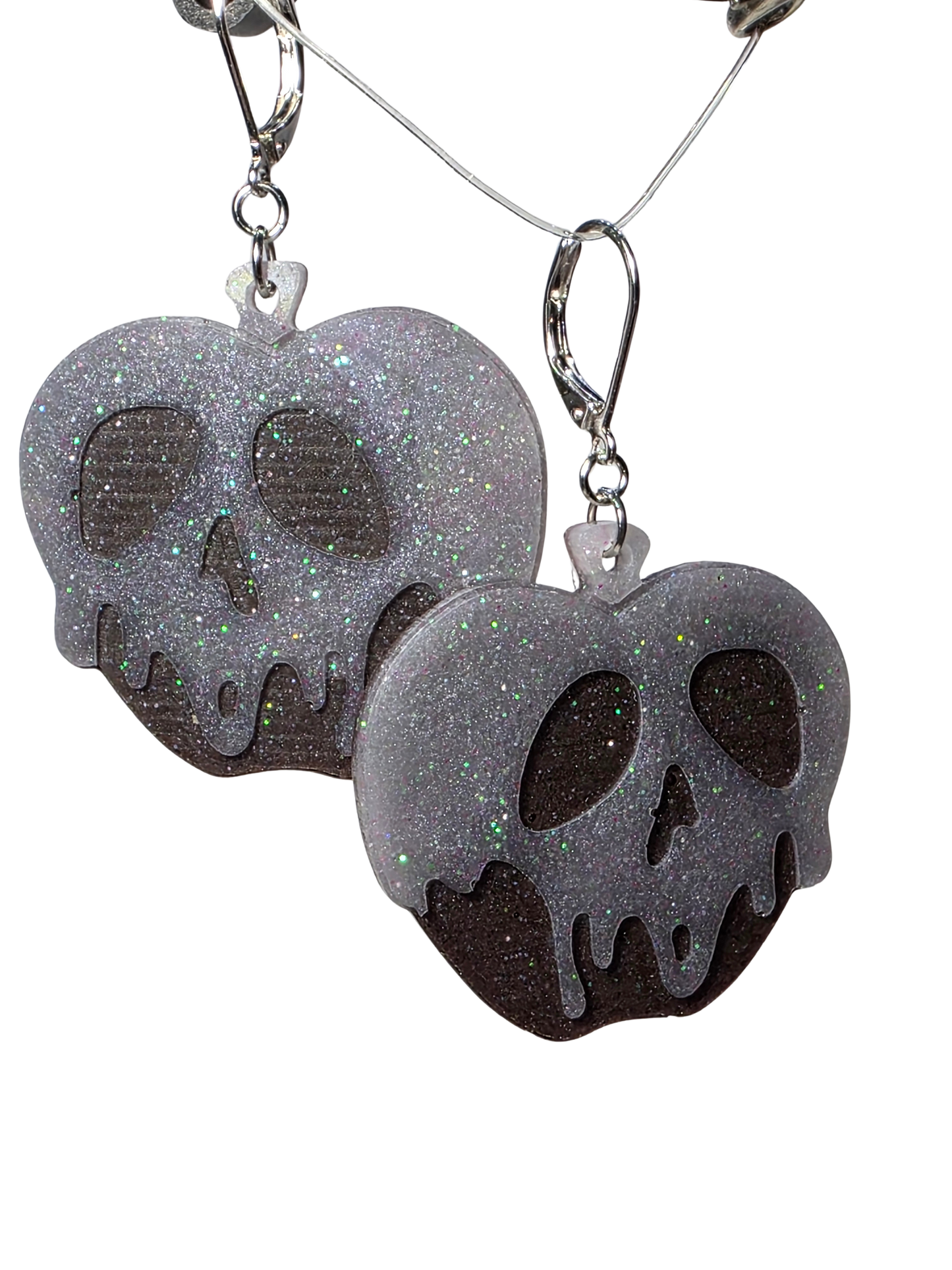 Poison Apple on Sterling Silver Earring
